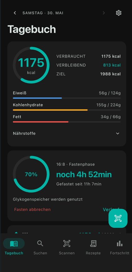 Nutriell – Tagebuch